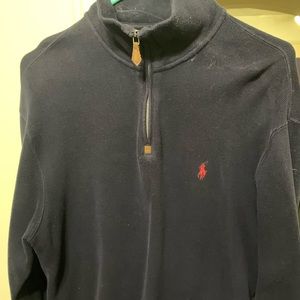 Polo Ralph Lauren Quarter Zip Sweater: Size Large
